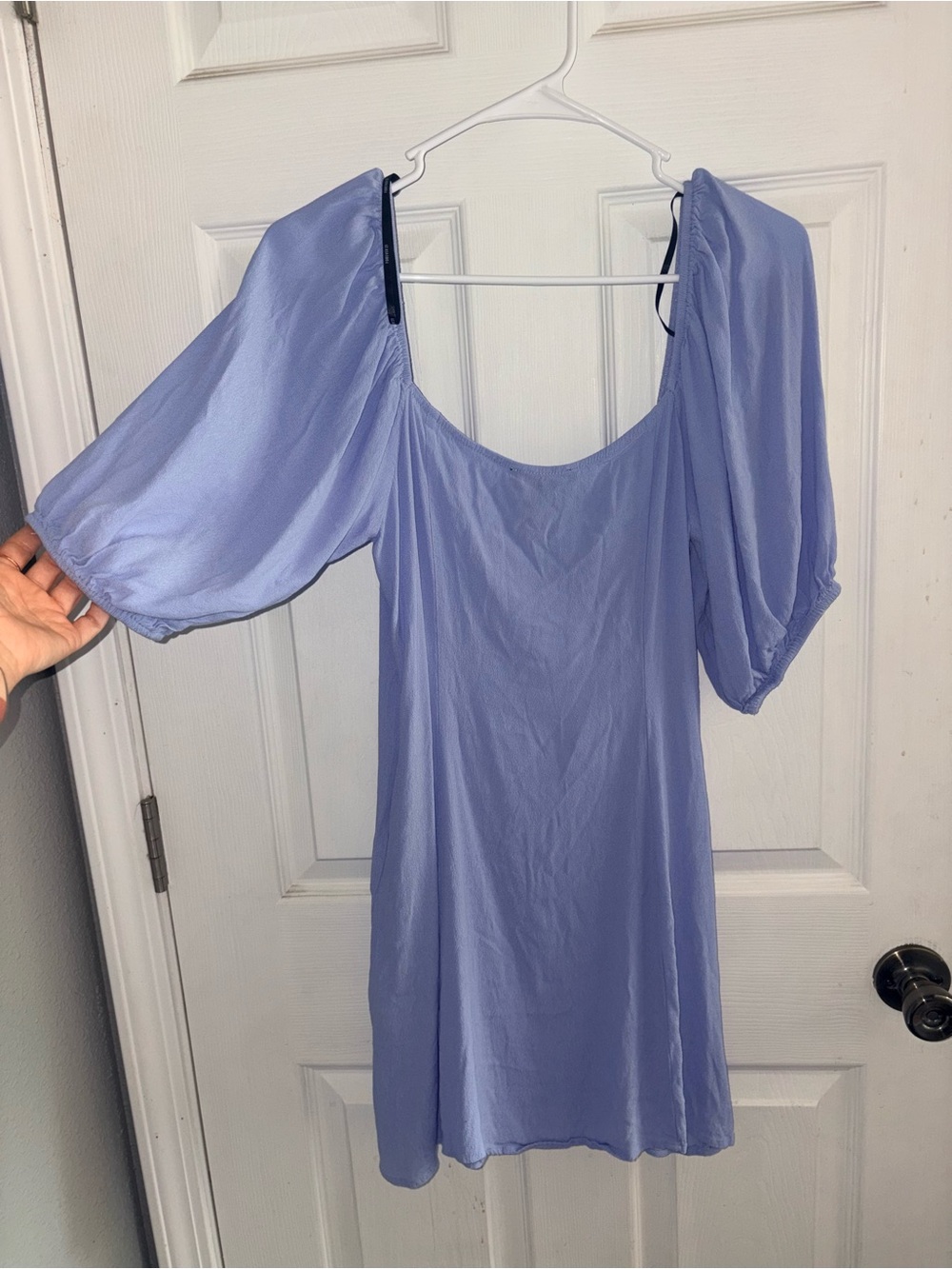 Forever 21 Lavender Puff-Sleeve Mini Dress